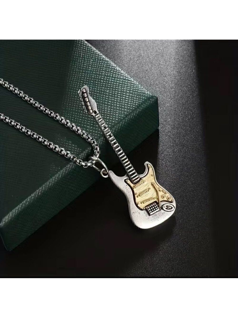 Large Guitar Rocker Necklace #737 - Picture 5 of 12